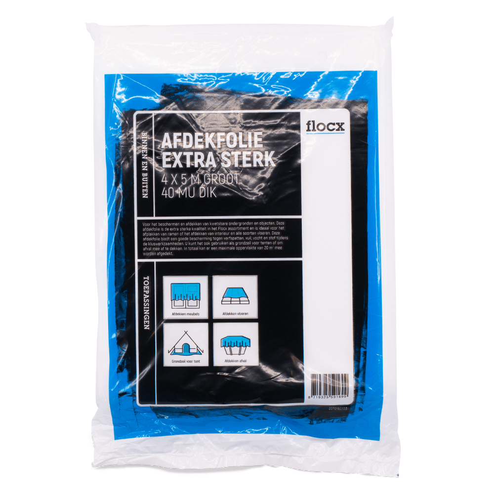 Flocx Afdekfolie Extra Sterk