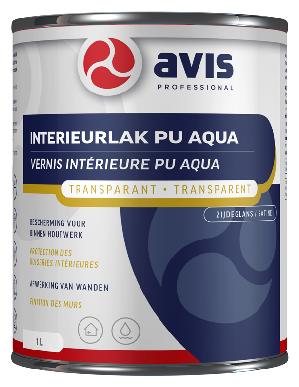 Avis Interieurlak PU Aqua Zijdeglans