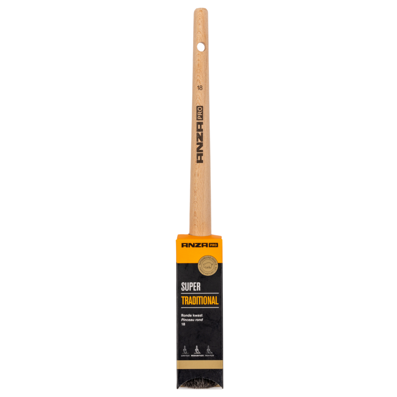 Anza Pro Super Traditional - Ronde Kwast