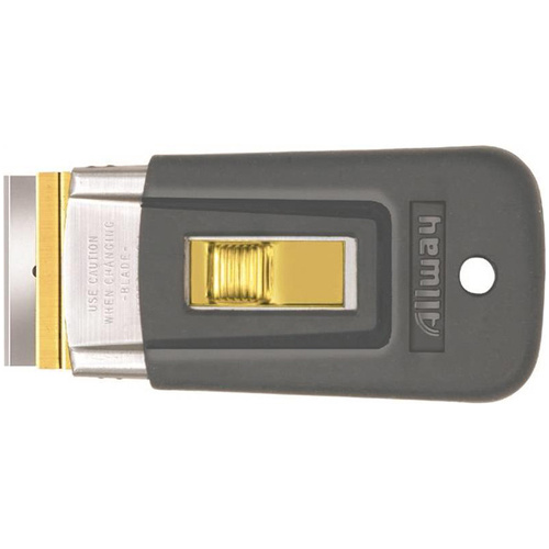 Allway Glasschraper met Softgrip - Inclusief 5 reserve mesjes