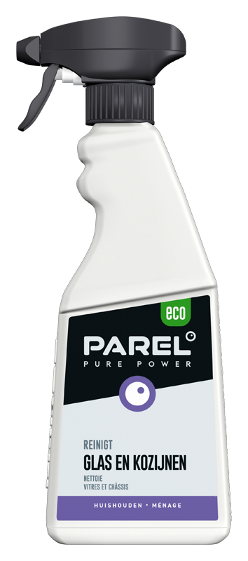 Parel Pure Power Reinigt Glas en Kozijnen