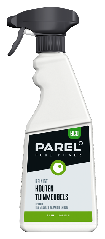 Parel Pure Power Reinigt Houten Tuinmeubels