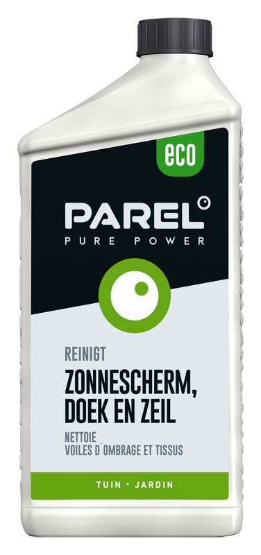Parel Pure Power Reinigt Zonnescherm Doek en Zeil