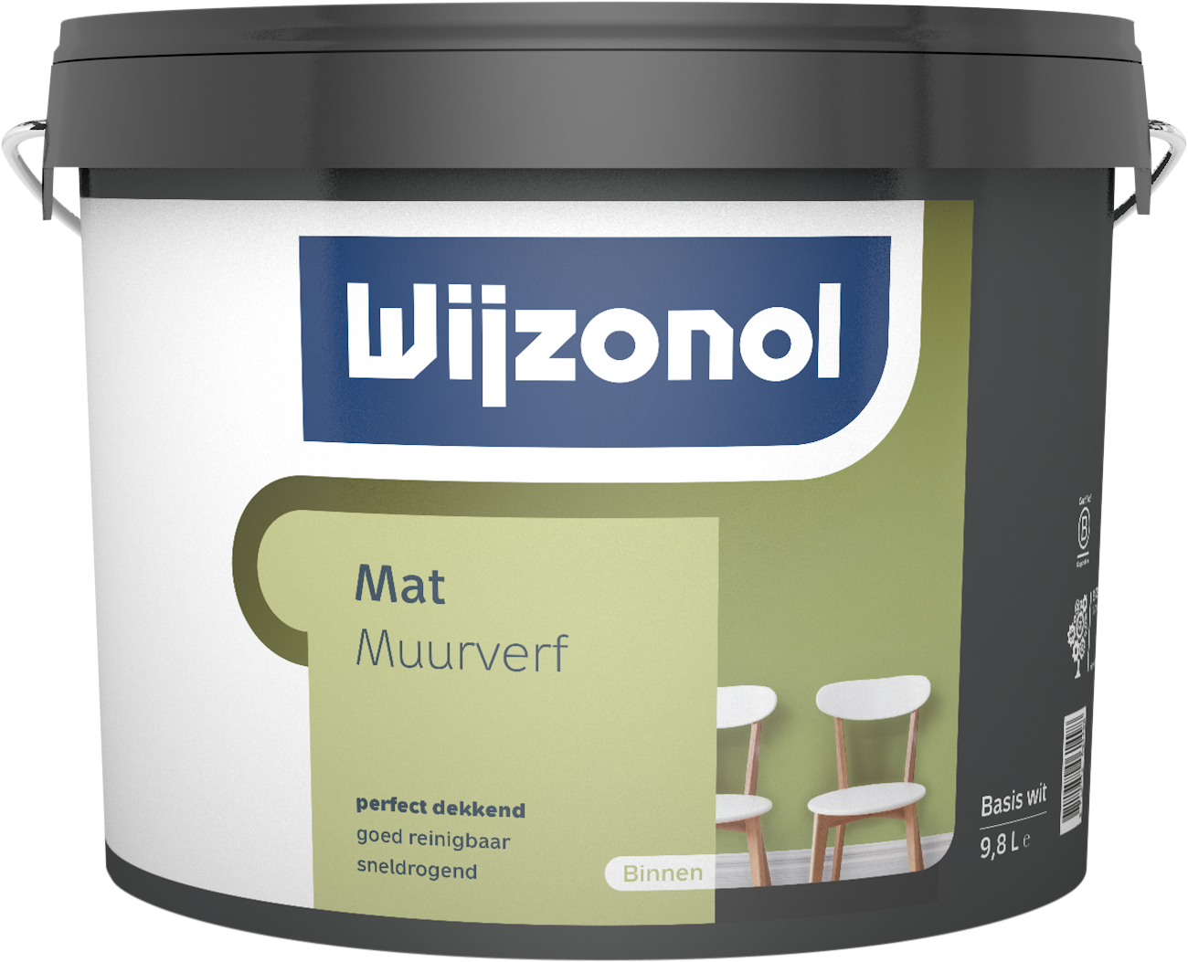 Wijzonol Muurverf Mat - 10L - BLACK FRIDAY