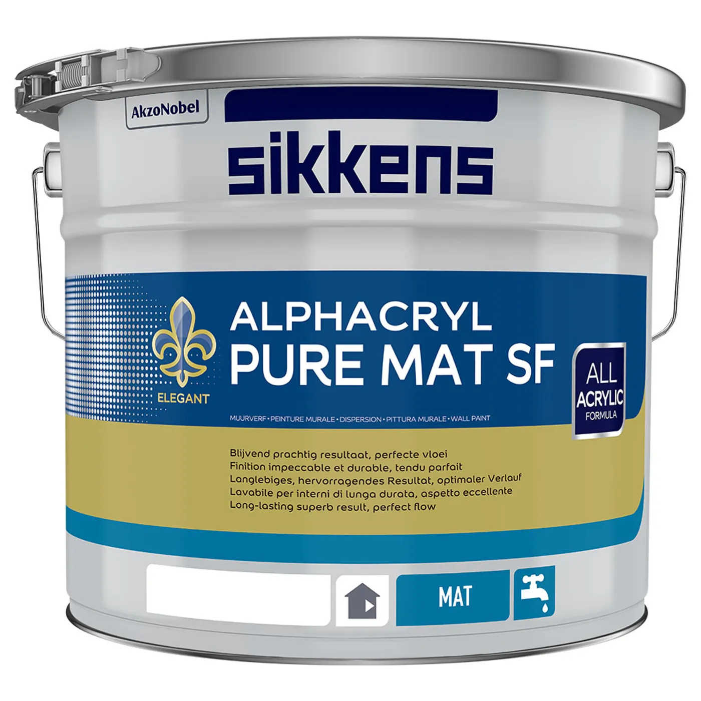 Sikkens Alphacryl Pure Mat SF - 10L - BLACK FRIDAY