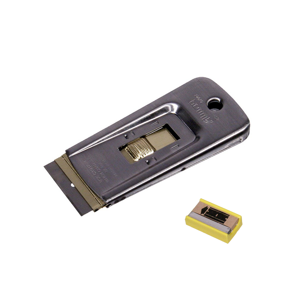 Allway Glasschraper - Inclusief 5 reserve mesjes