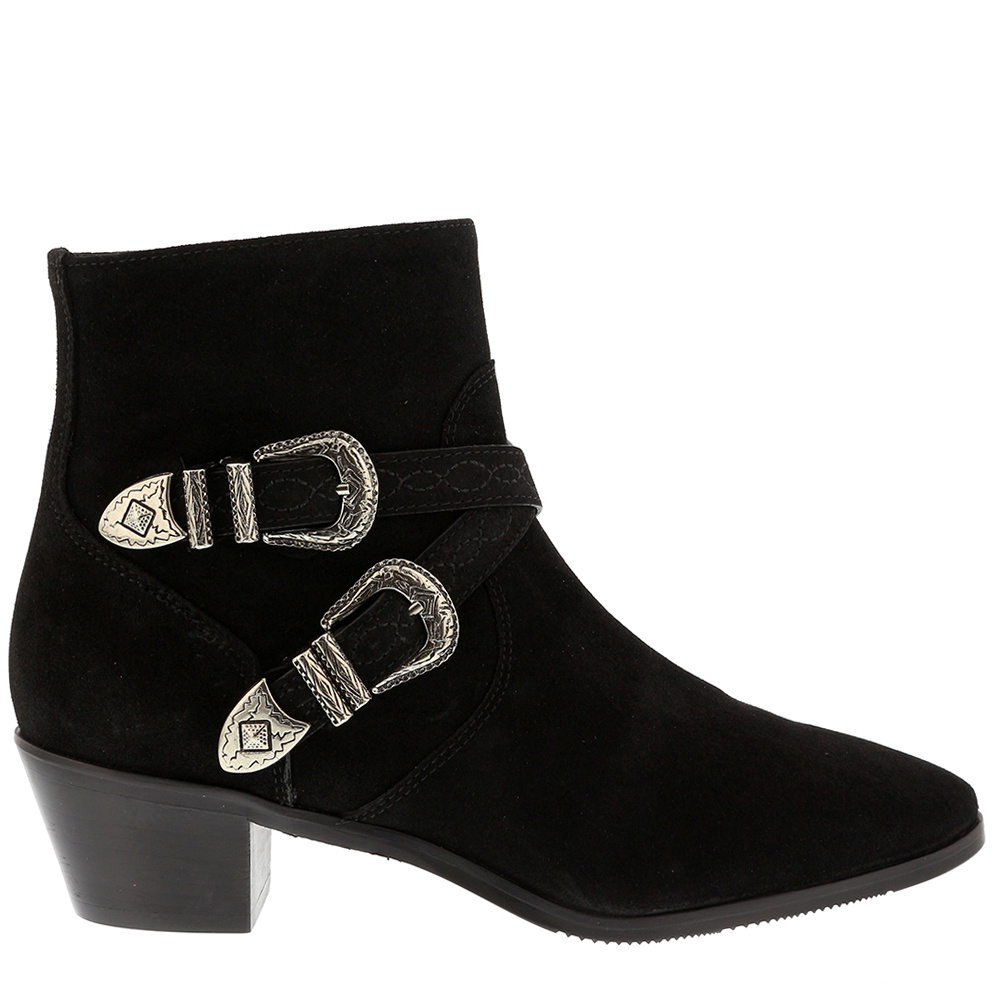 Gabor suÃ¨de enkellaarzen met decoratie knopen - Vindjeschoen.nl