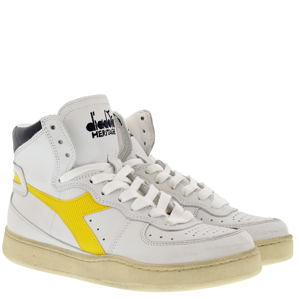 diadora heritage mi basket used black
