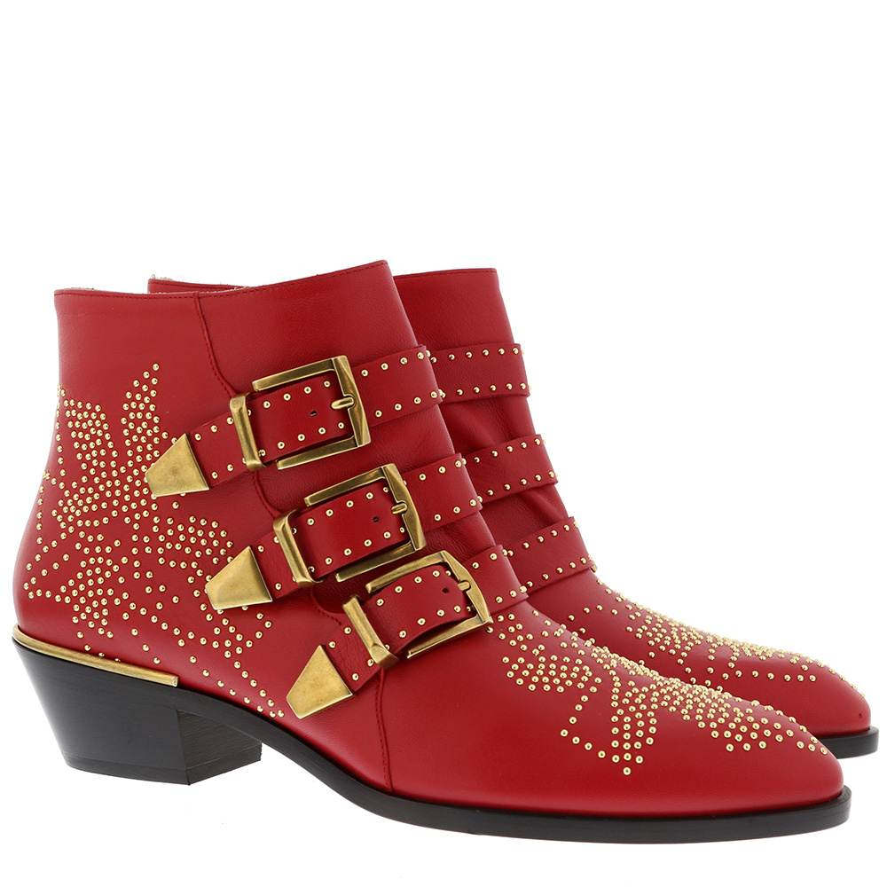 Chloe Chloe ankle boots Susanna red 