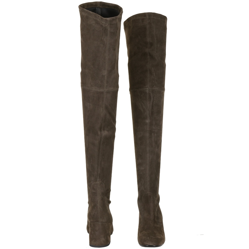 Guglielmo Rotta Guglielmo Rotta overknee laarzen 8914 groen Guglielmo Rotta Guglielmo Rotta overknee laarzen 8914 groen
