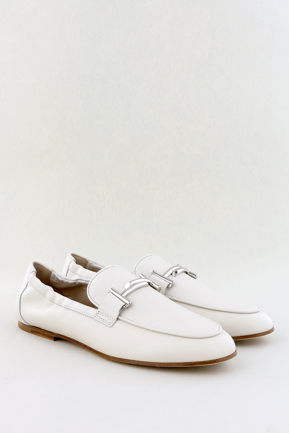 tods loafers white