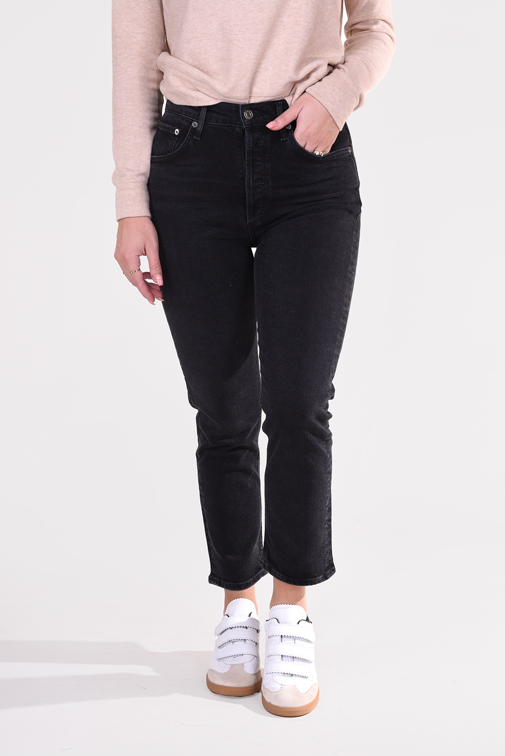 Agolde jeans Riley A056-1286 zwart Agolde jeans Riley A056-1286 zwart