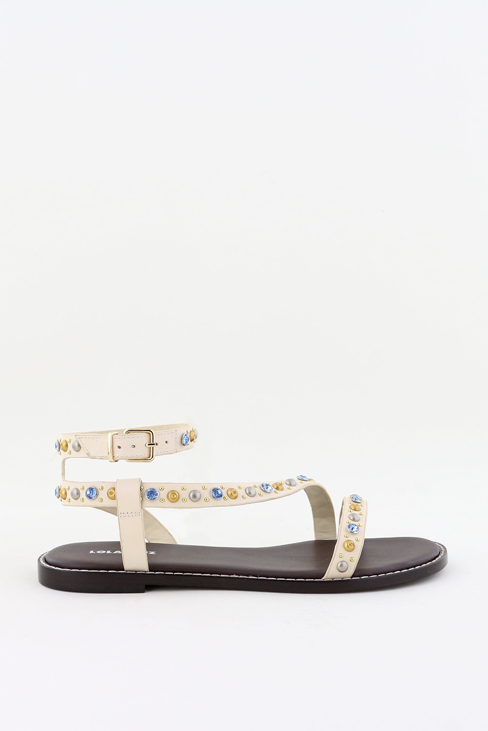 Lola Cruz sandalen 111Z12BK crème Lola Cruz sandalen 111Z12BK crème