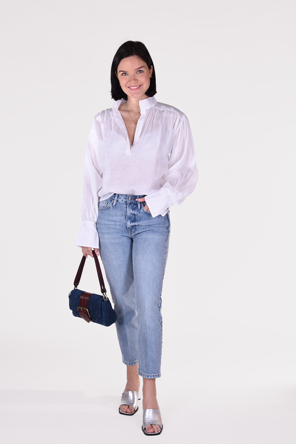 FRAME blouse Emma LWSH2089 wit FRAME blouse Emma LWSH2089 wit