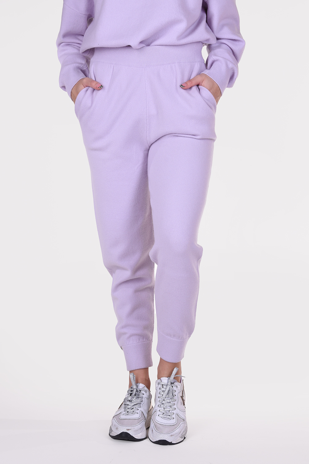 Extreme Cashmere broek Yogi 56 paars Extreme Cashmere broek Yogi 56 paars