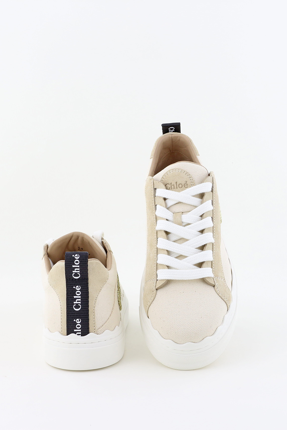 Chloé Lace Lauren Slip-On Sneakers | Harrods US