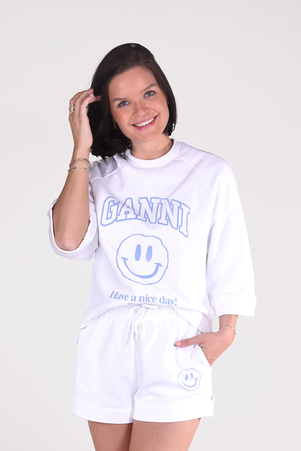 Ganni trui T2796 wit Ganni trui T2796 wit