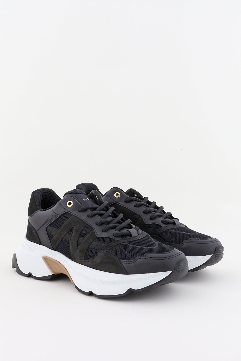 Nubikk Ross Trek Zwart Herensneakers - Van Arendonk