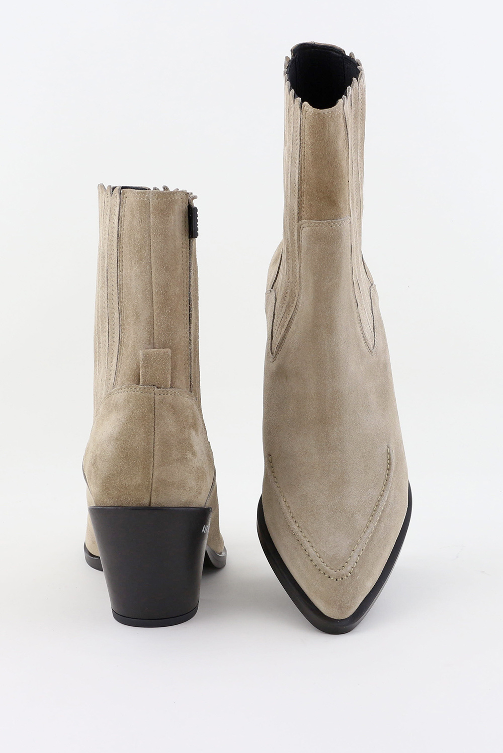 Nubikk enkellaarsjes Romee Boa 21045200 taupe - Marjon Snieders