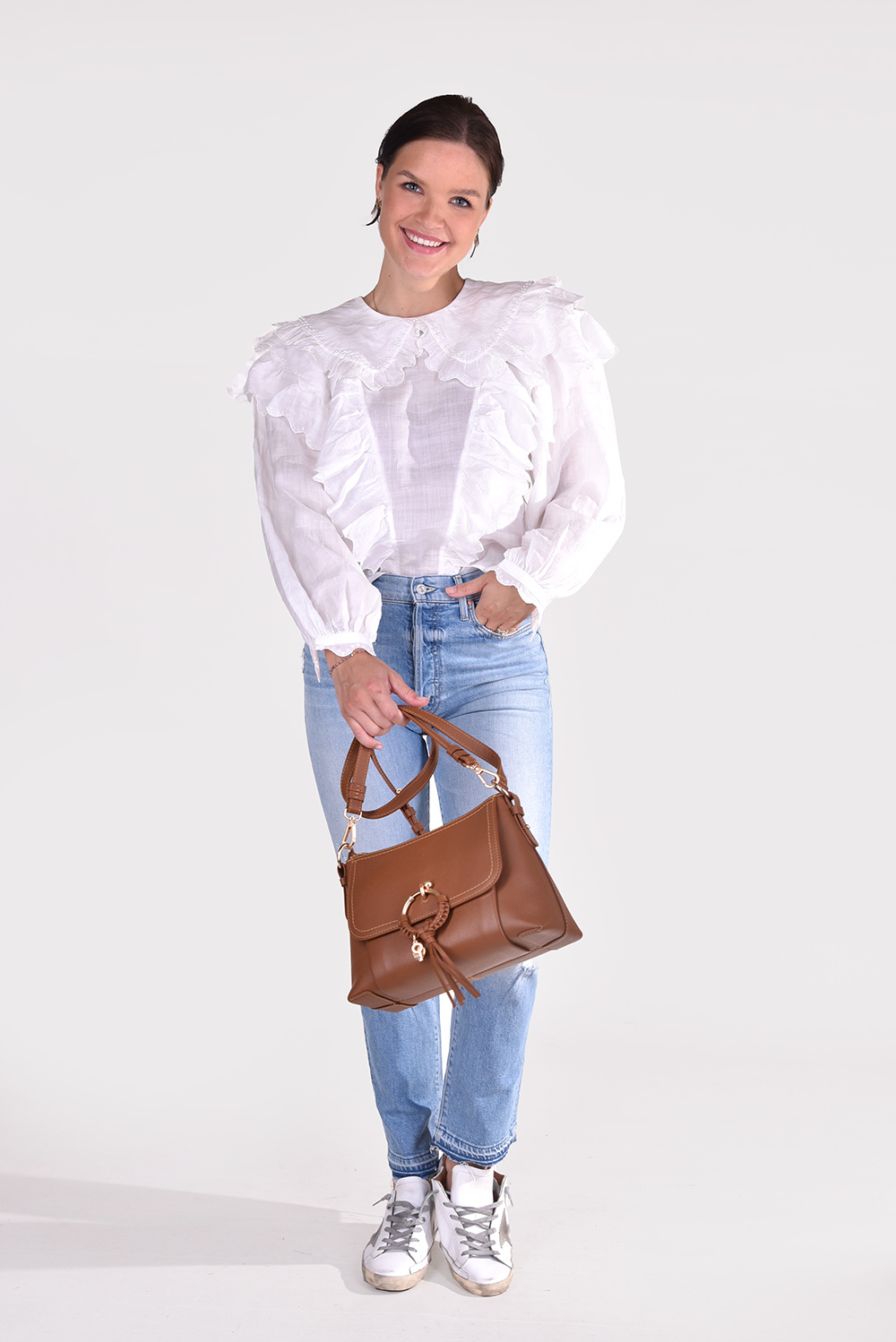 Les Coyotes de Paris blouse Perla 216-20-088 ecru Les Coyotes de Paris blouse Perla 216-20-088 ecru