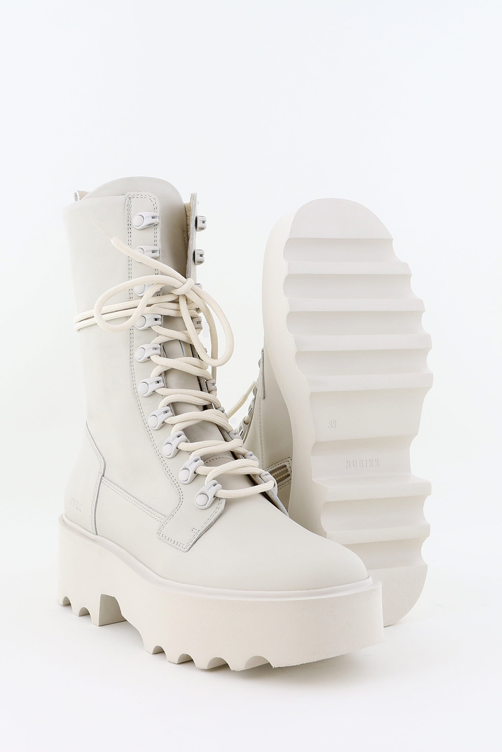 NUBIKK® Fara Noir | Black Biker boots | Official webshop