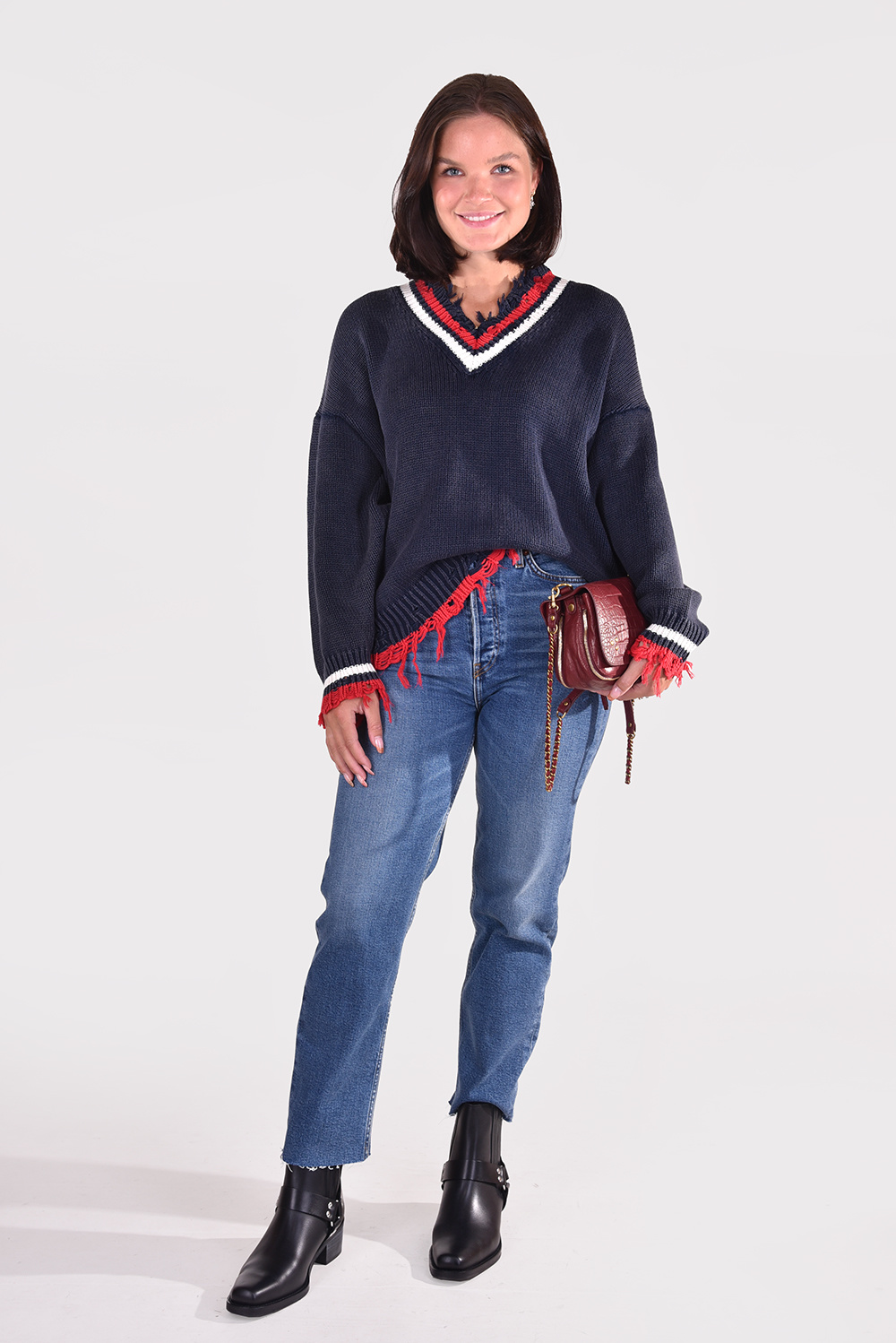 Denimist trui DSWWY025 blauw Denimist trui DSWWY025 blauw