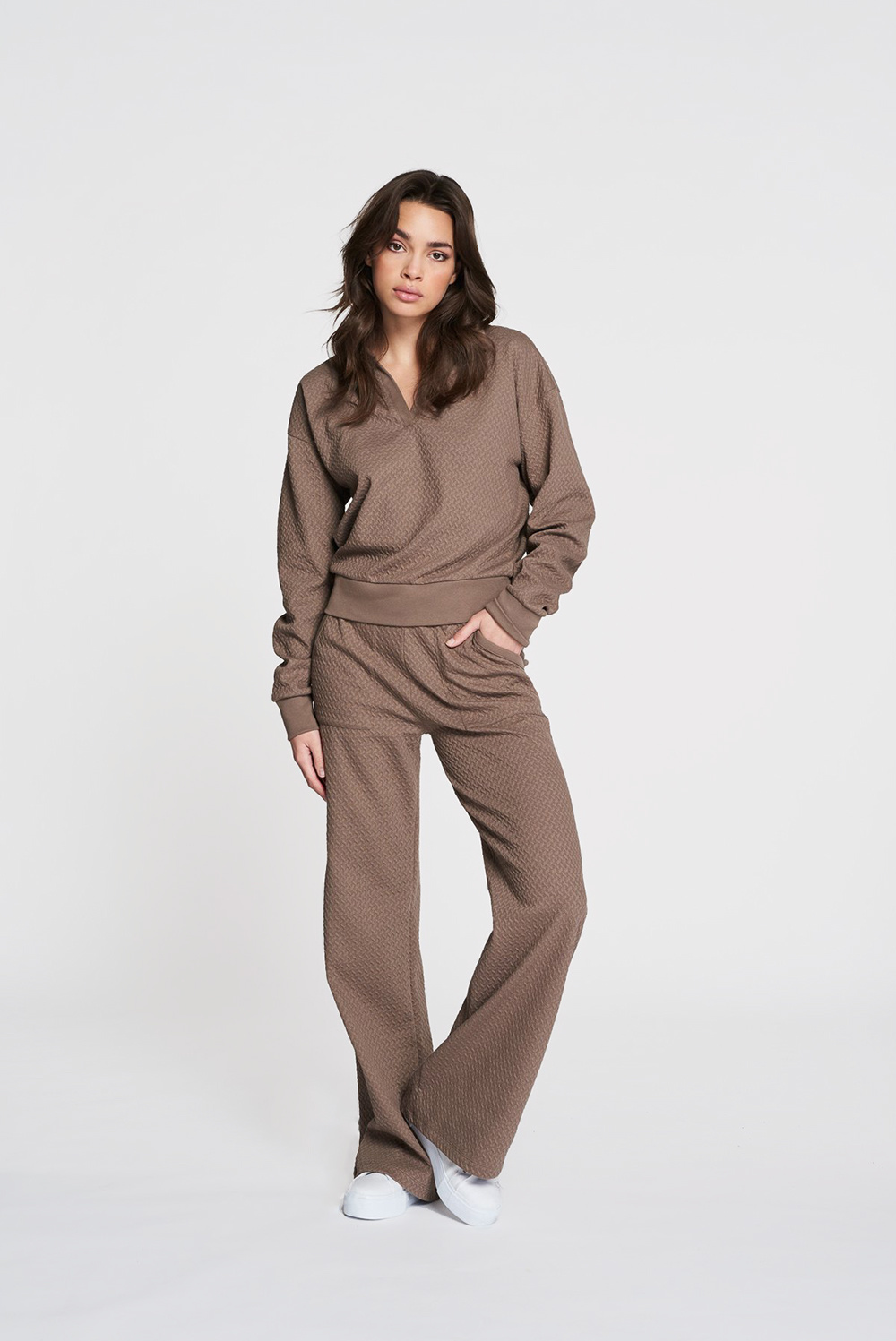 Lune Active broek Camilla LA1055 taupe Lune Active broek Camilla LA1055 taupe