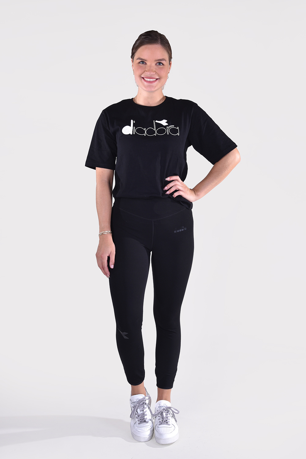 Diadora Heritage t-shirt Urbanity 502.177861 zwart Diadora Heritage t-shirt Urbanity 502.177861 zwart
