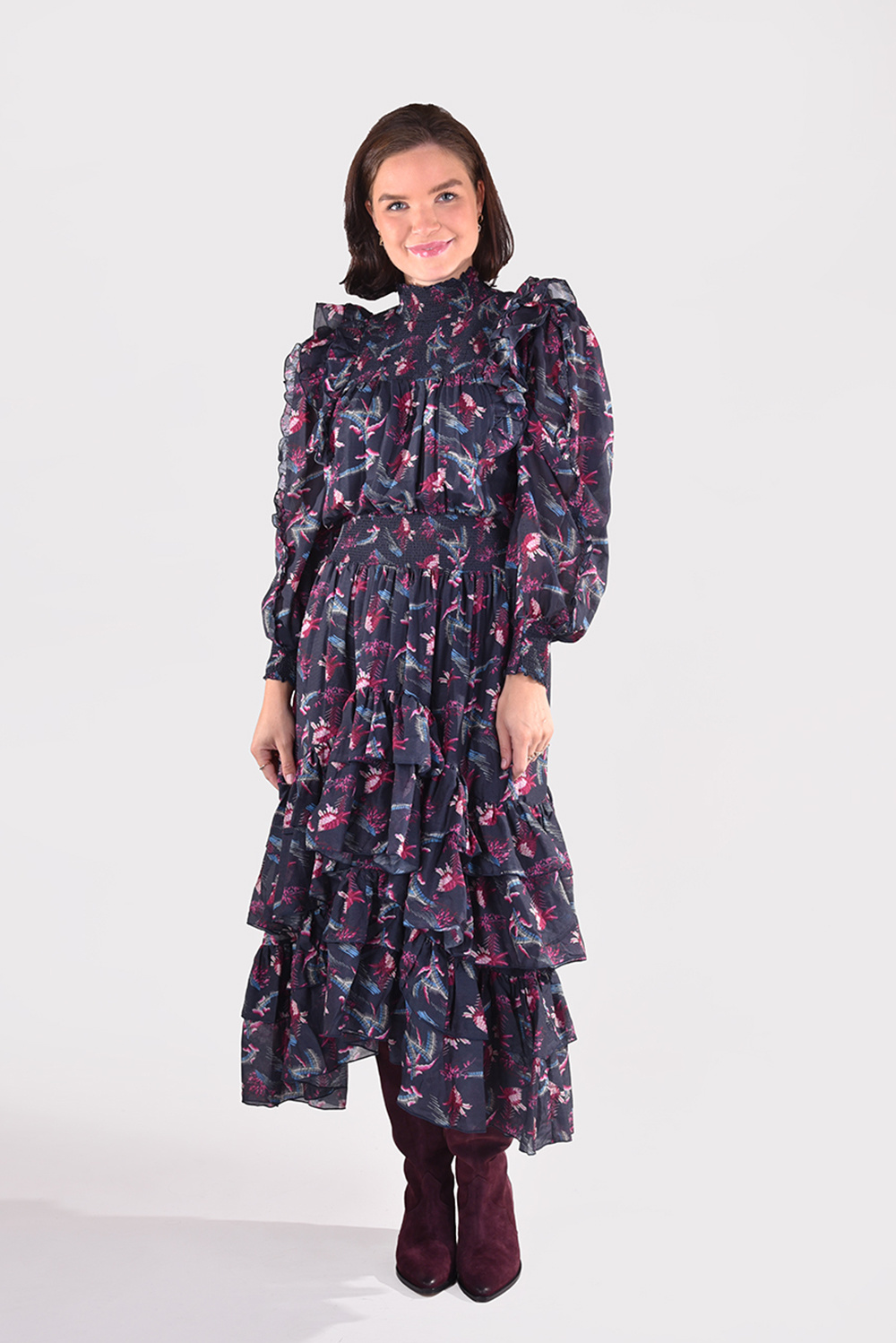 Magali Pascal jurk Paula D22 zwart Magali Pascal jurk Paula D22 zwart