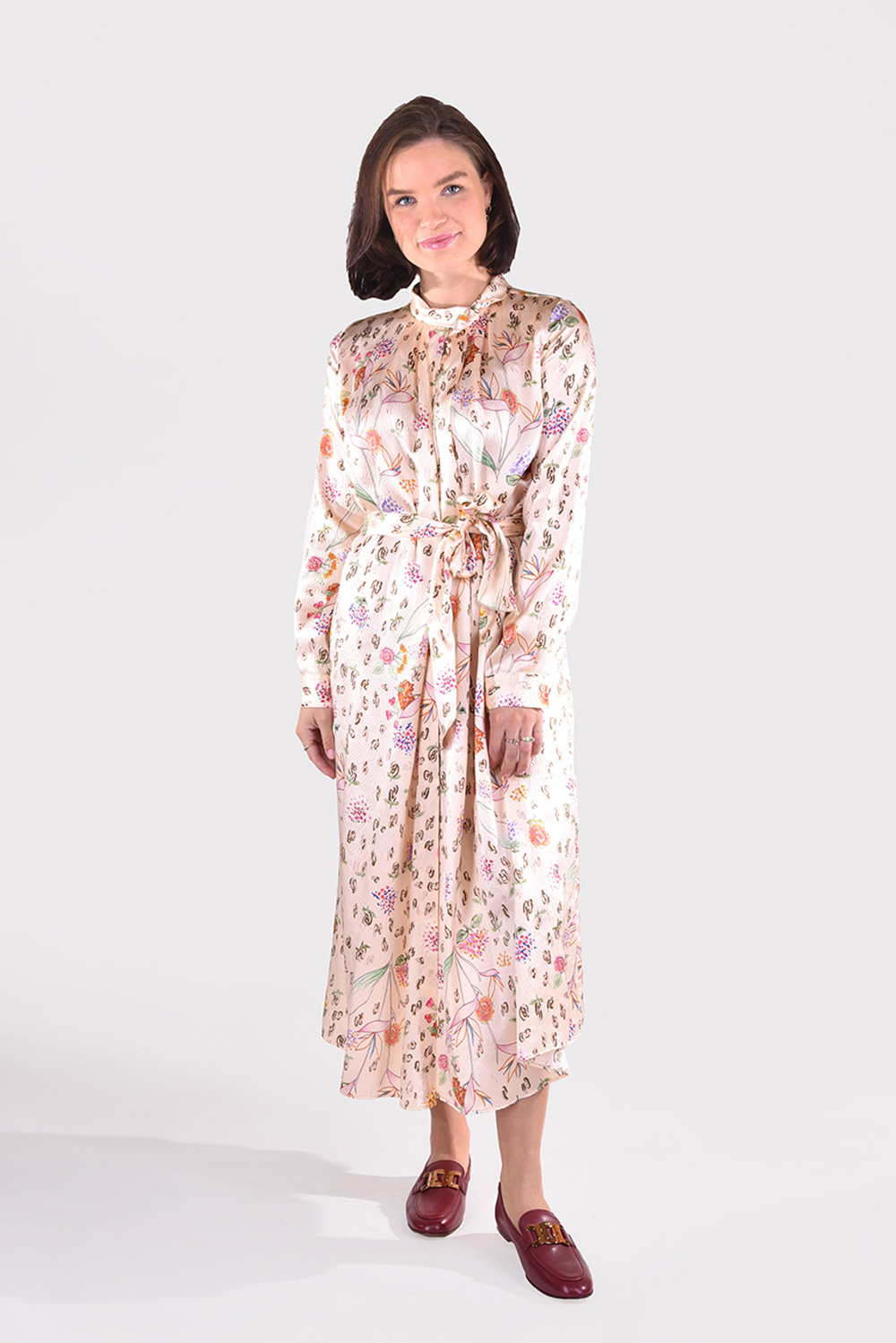 Forte_Forte jurk 8680 multi Forte_Forte jurk 8680 multi