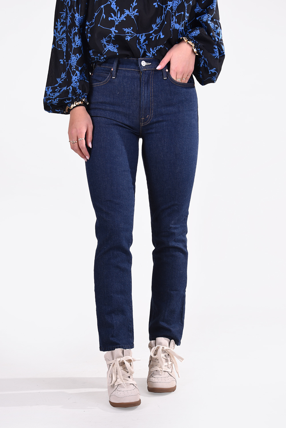Mother jeans High Waisted Rascal Hover 10114-259 blauw