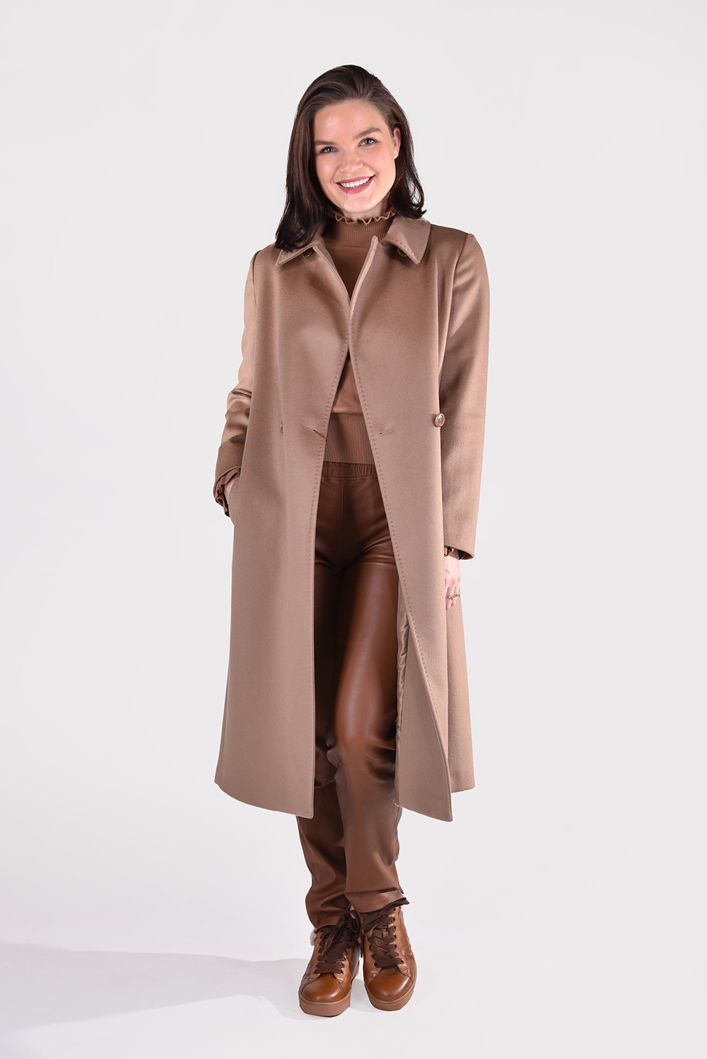 Max Mara Studio jas 3Bcolla cognac Max Mara Studio jas 3Bcolla cognac