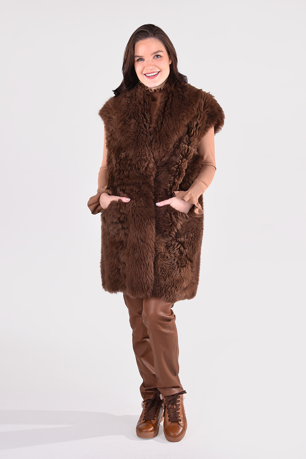 Suite 22 gilet Apollo cognac Suite 22 gilet Apollo cognac