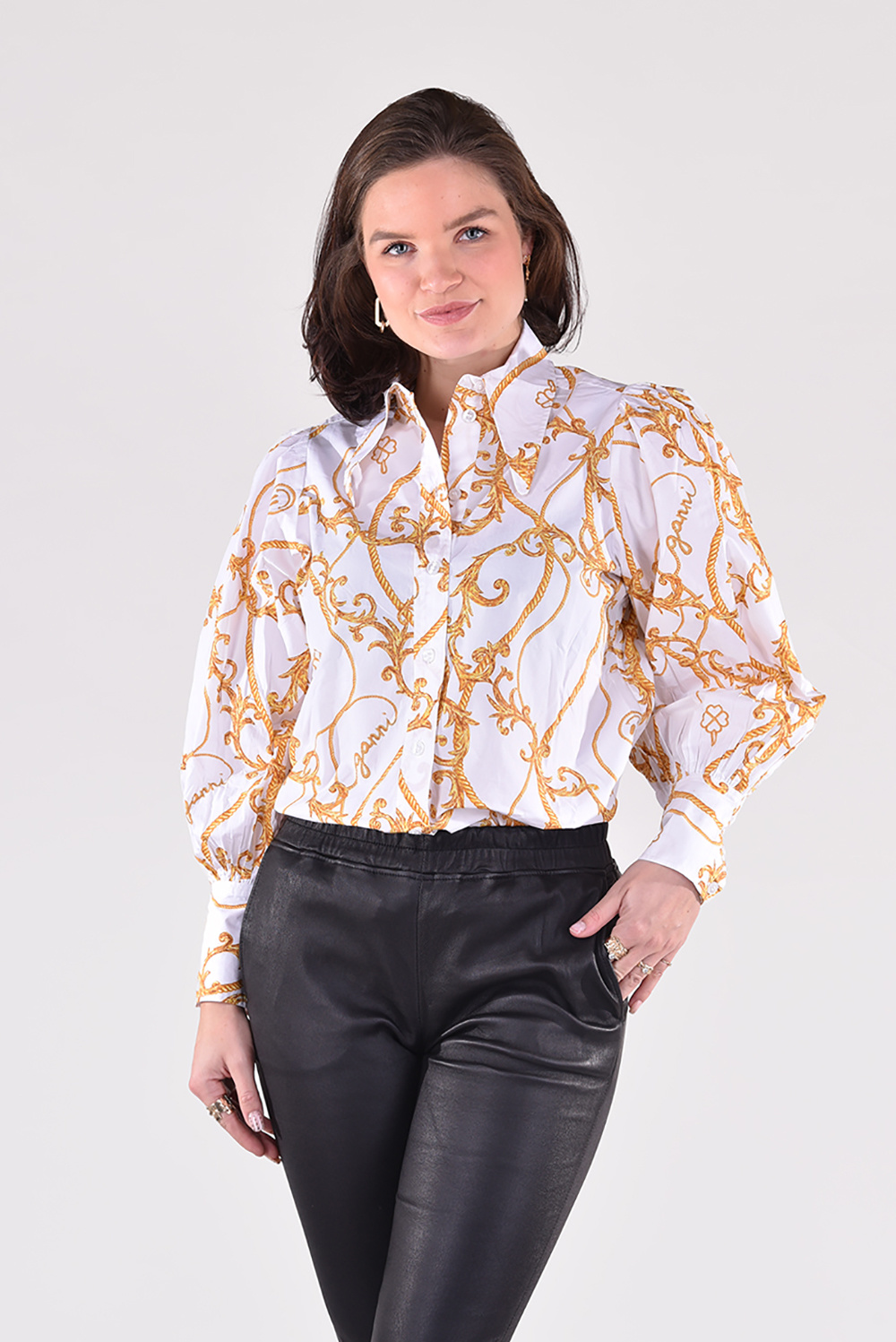 Ganni blouse F6559 multi Ganni blouse F6559 multi