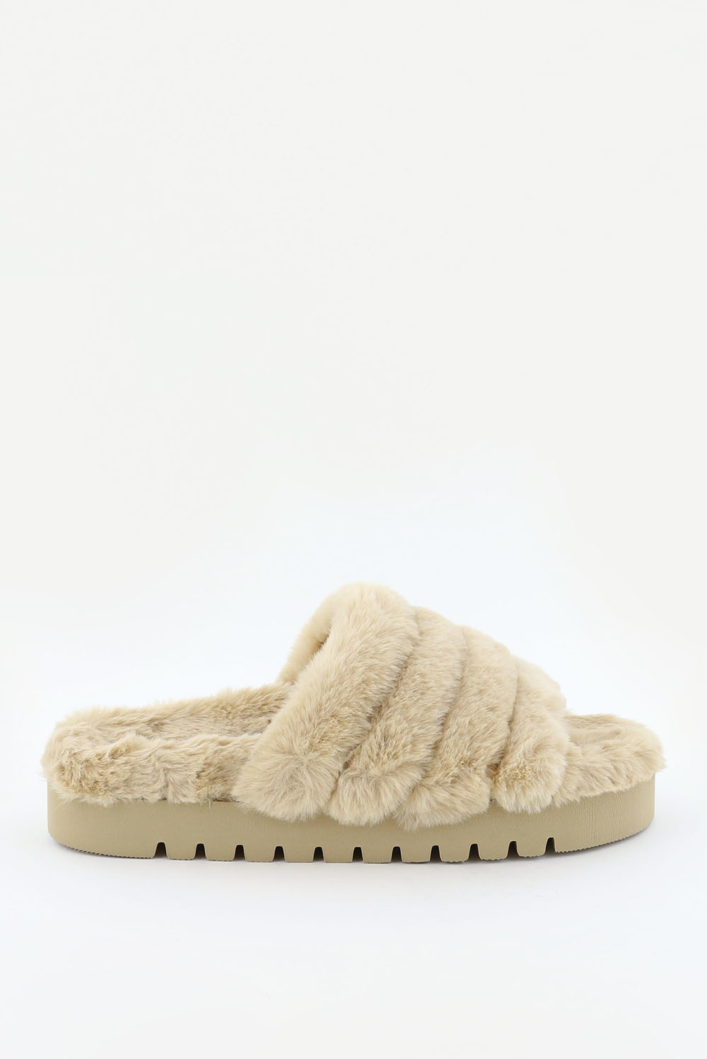 Nubikk slippers Lauren Fur 21054100 coffee