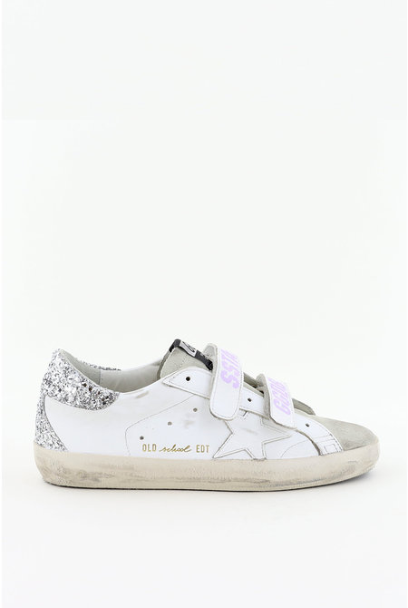 Golden Goose sneaker sky star white red