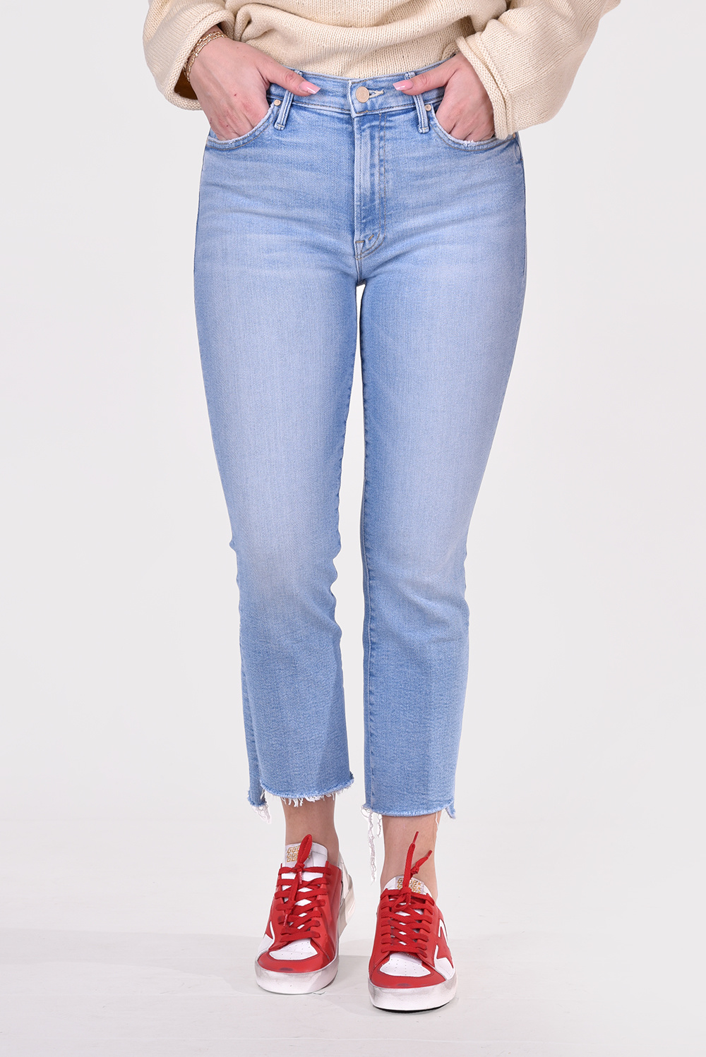 Mother jeans Insider Crop Step Fray 