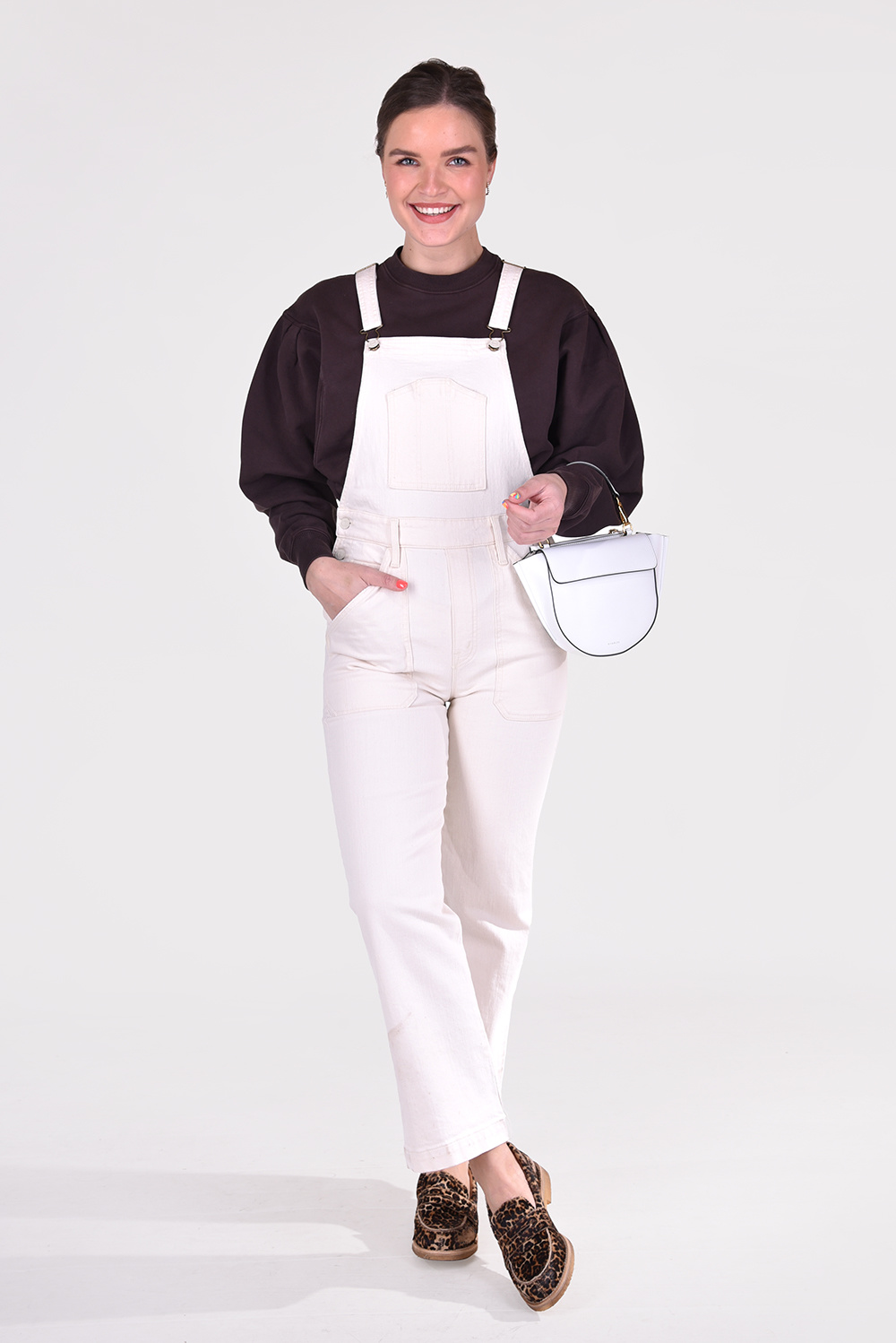Mother jumpsuit Patch Pocket Overall 9604-544 creme Mother jumpsuit Patch Pocket Overall 9604-544 creme