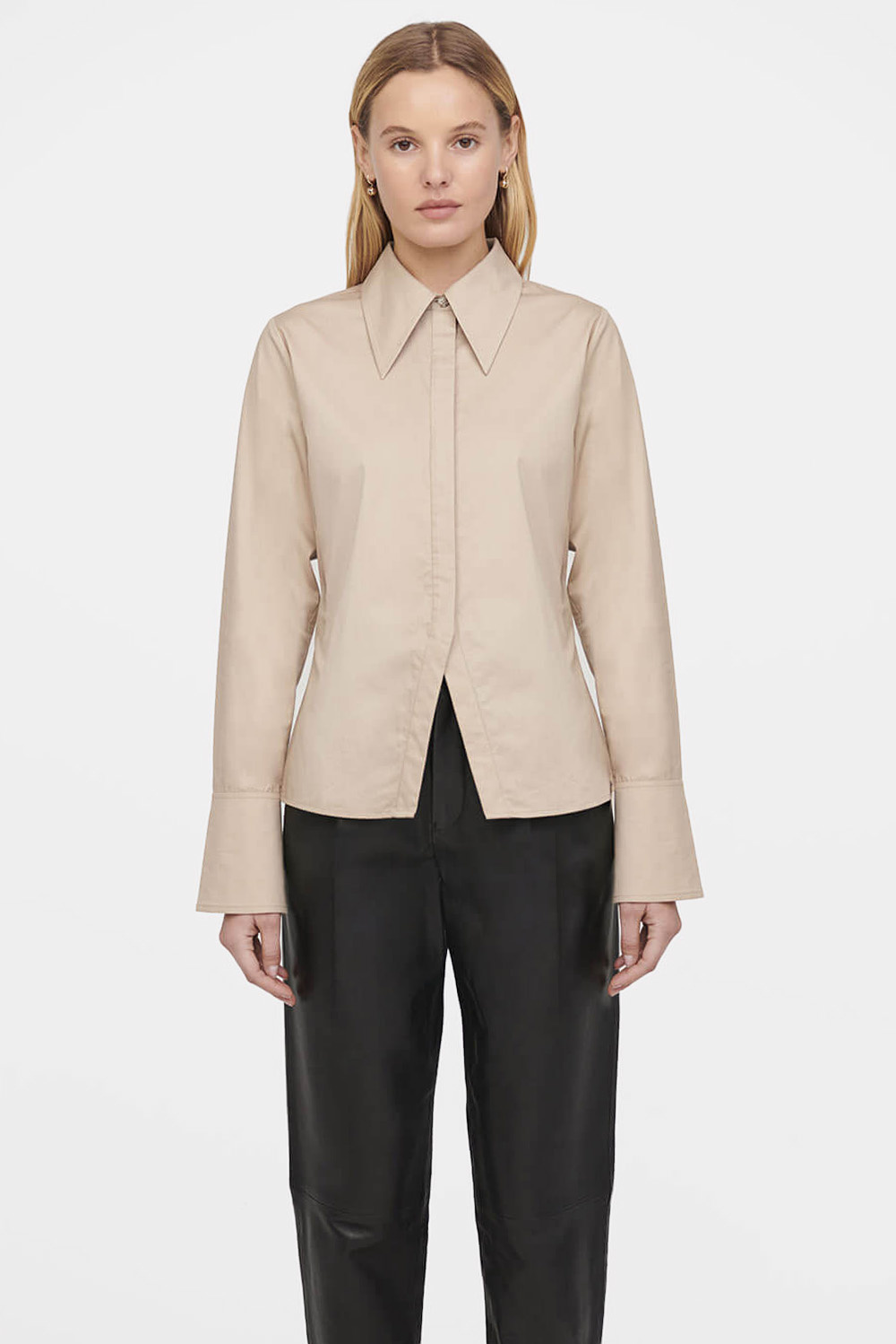Anine Bing blouse Tiffany A-07-2208-270 beige Anine Bing blouse Tiffany A-07-2208-270 beige
