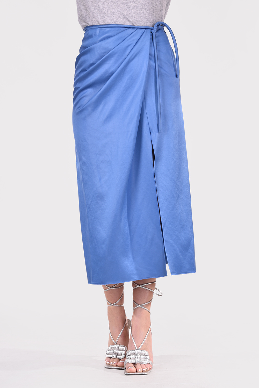 Nanushka rok Lea NW22SSSK00557 blauw Nanushka rok Lea NW22SSSK00557 blauw