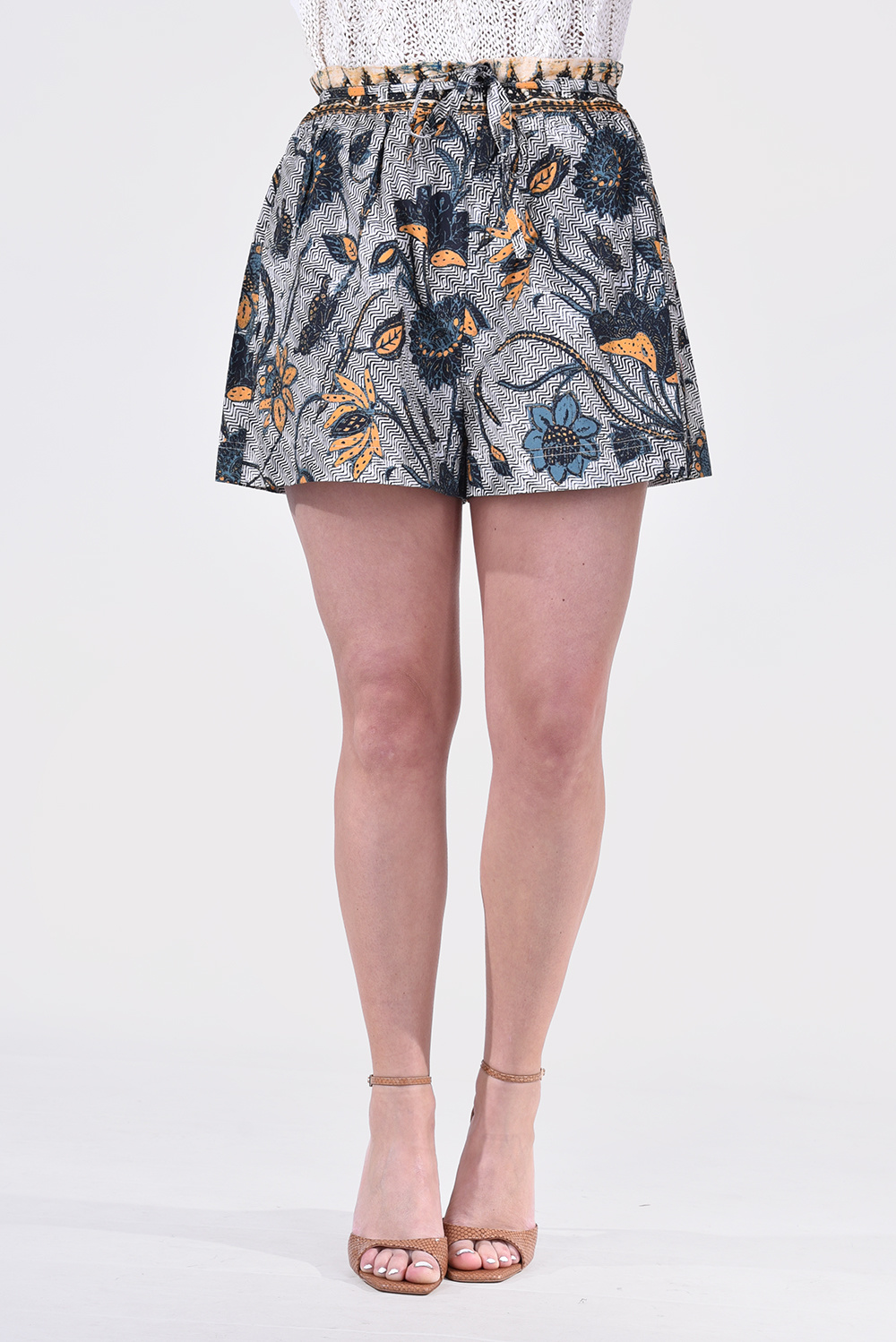 Ulla Johnson short Rowan SP220411 blauw Ulla Johnson short Rowan SP220411 blauw
