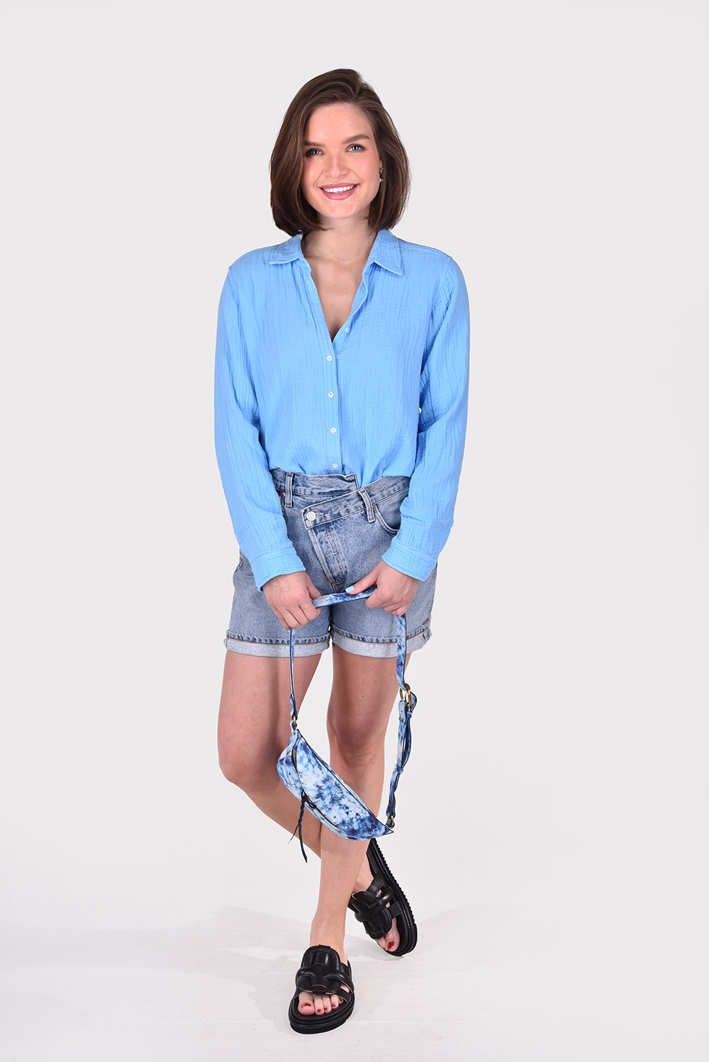 Xirena blouse Scout X22505 fiji blue