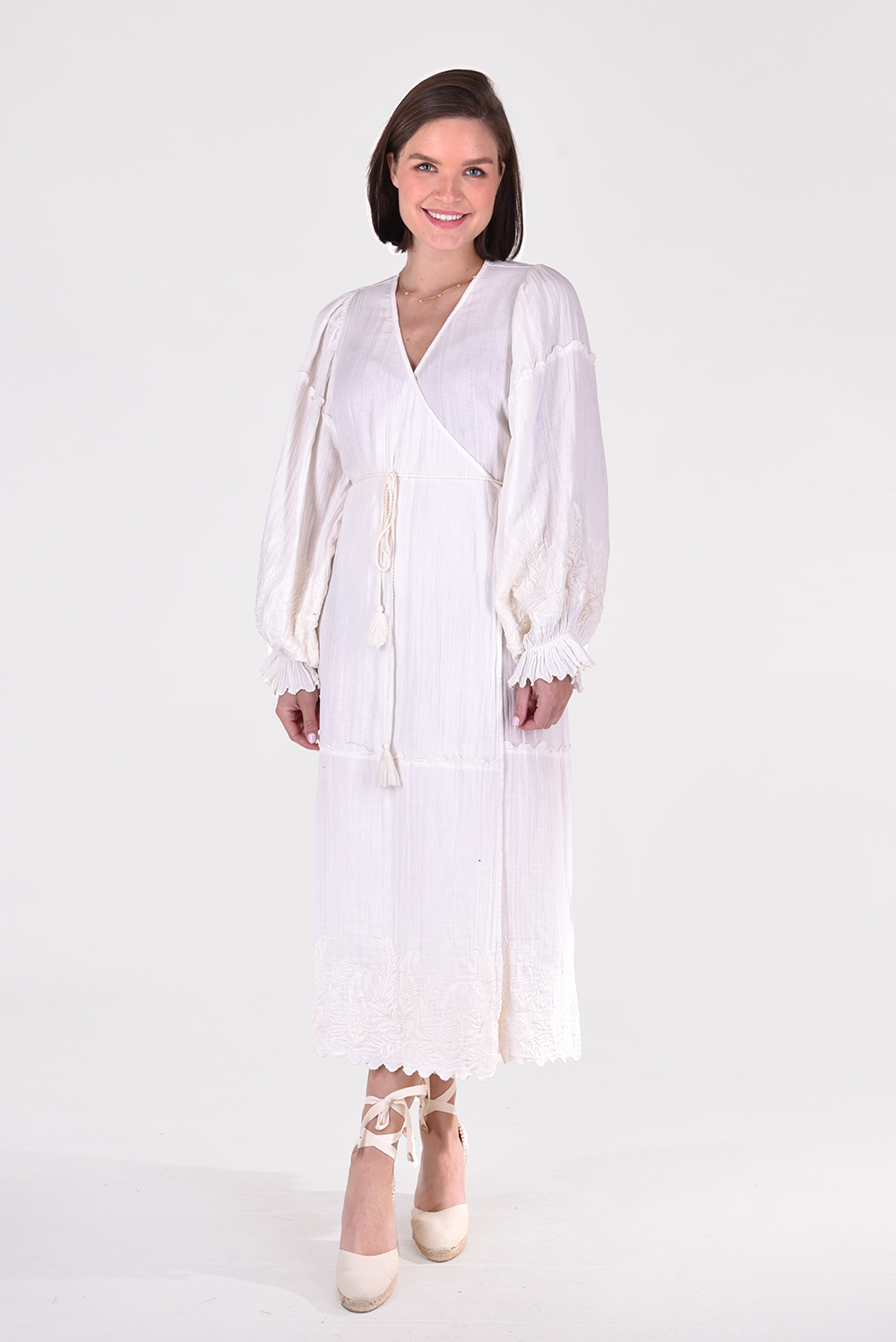 Sissel Edelbo jurk Tammy SE395.1 wit Sissel Edelbo jurk Tammy SE395.1 wit