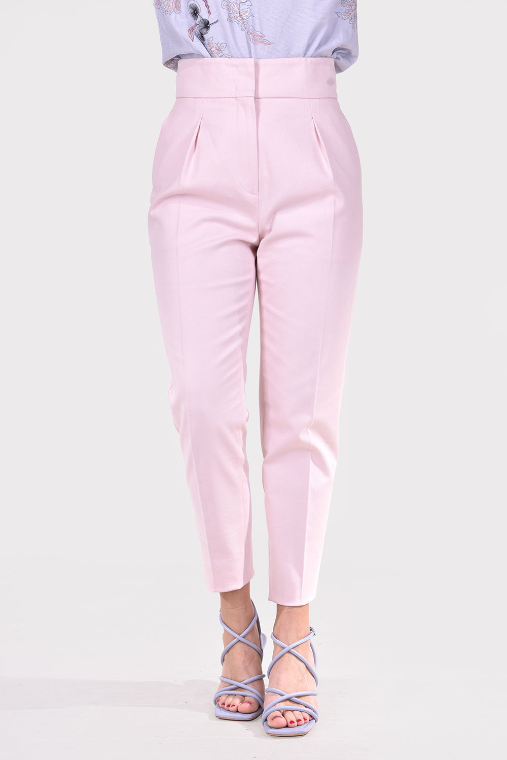 Max Mara Studio broek Ginetta roze Max Mara Studio broek Ginetta roze