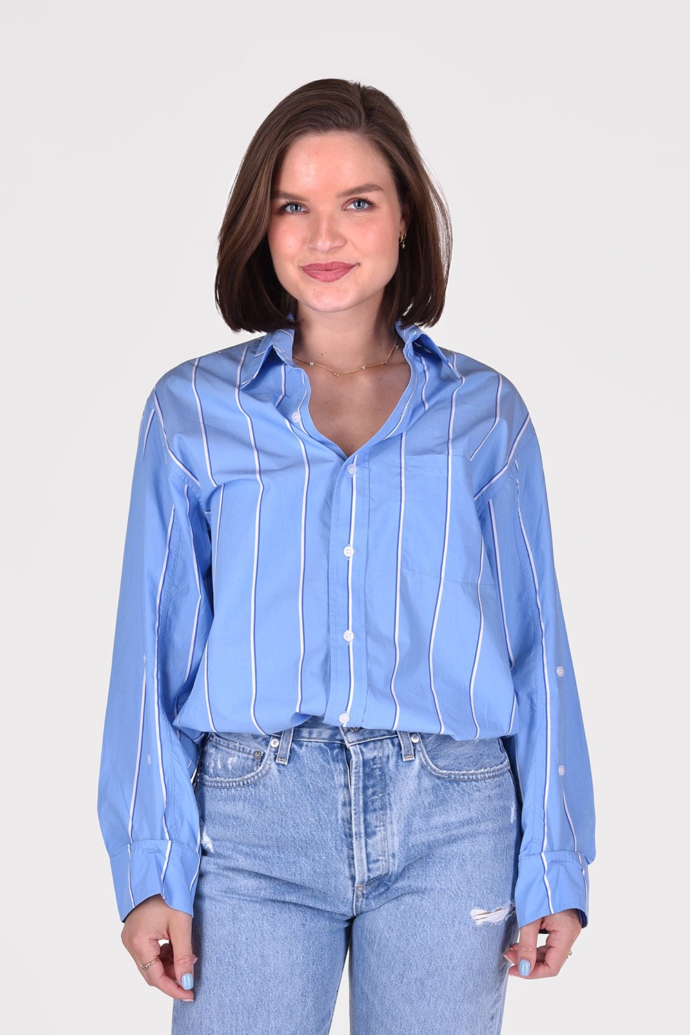 Citizens of Humanity blouse Kayla 9103E blauw Citizens of Humanity blouse Kayla 9103E blauw