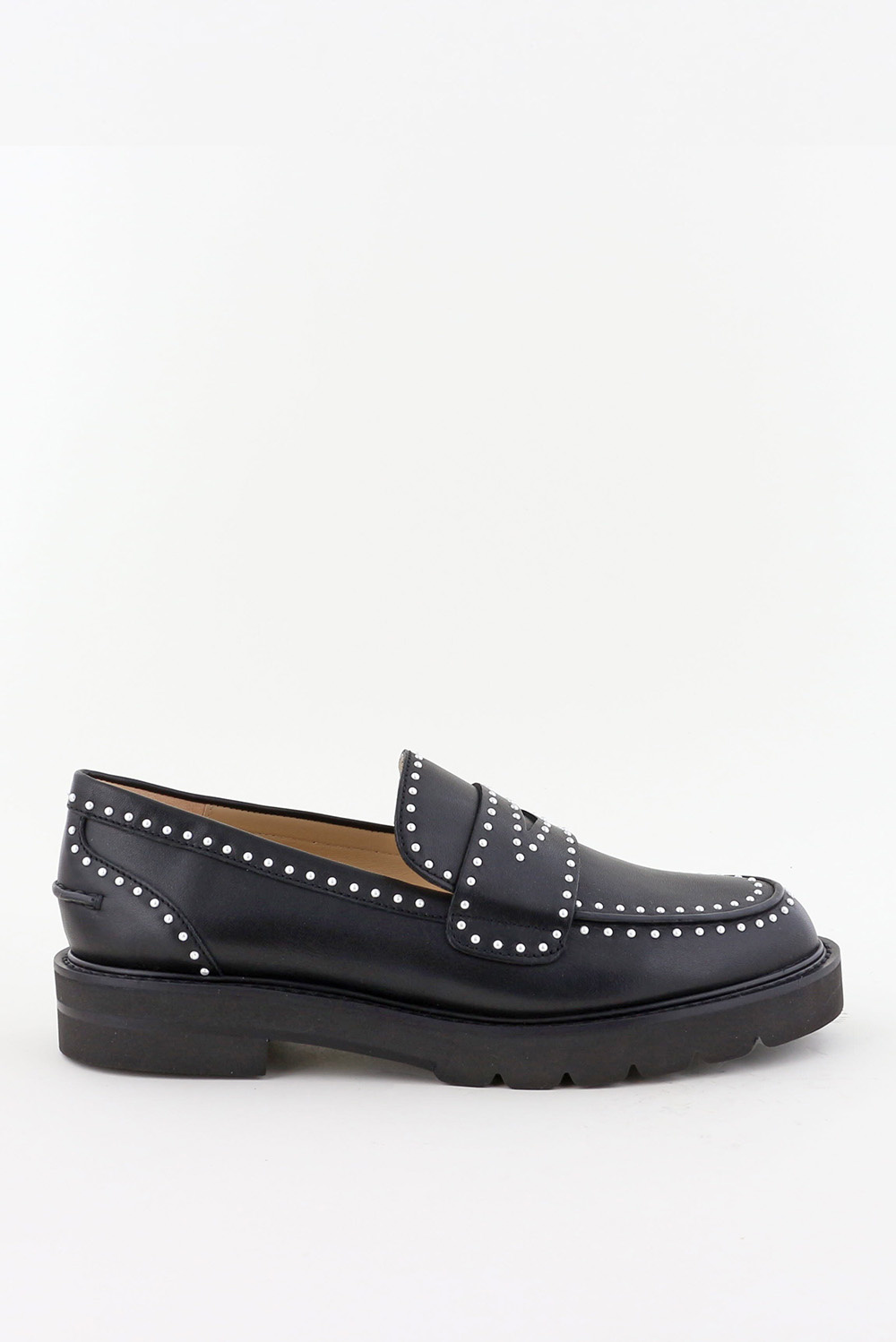 Stuart Weitzman loafers Parker Lift S5838 zwart Stuart Weitzman loafers Parker Lift S5838 zwart