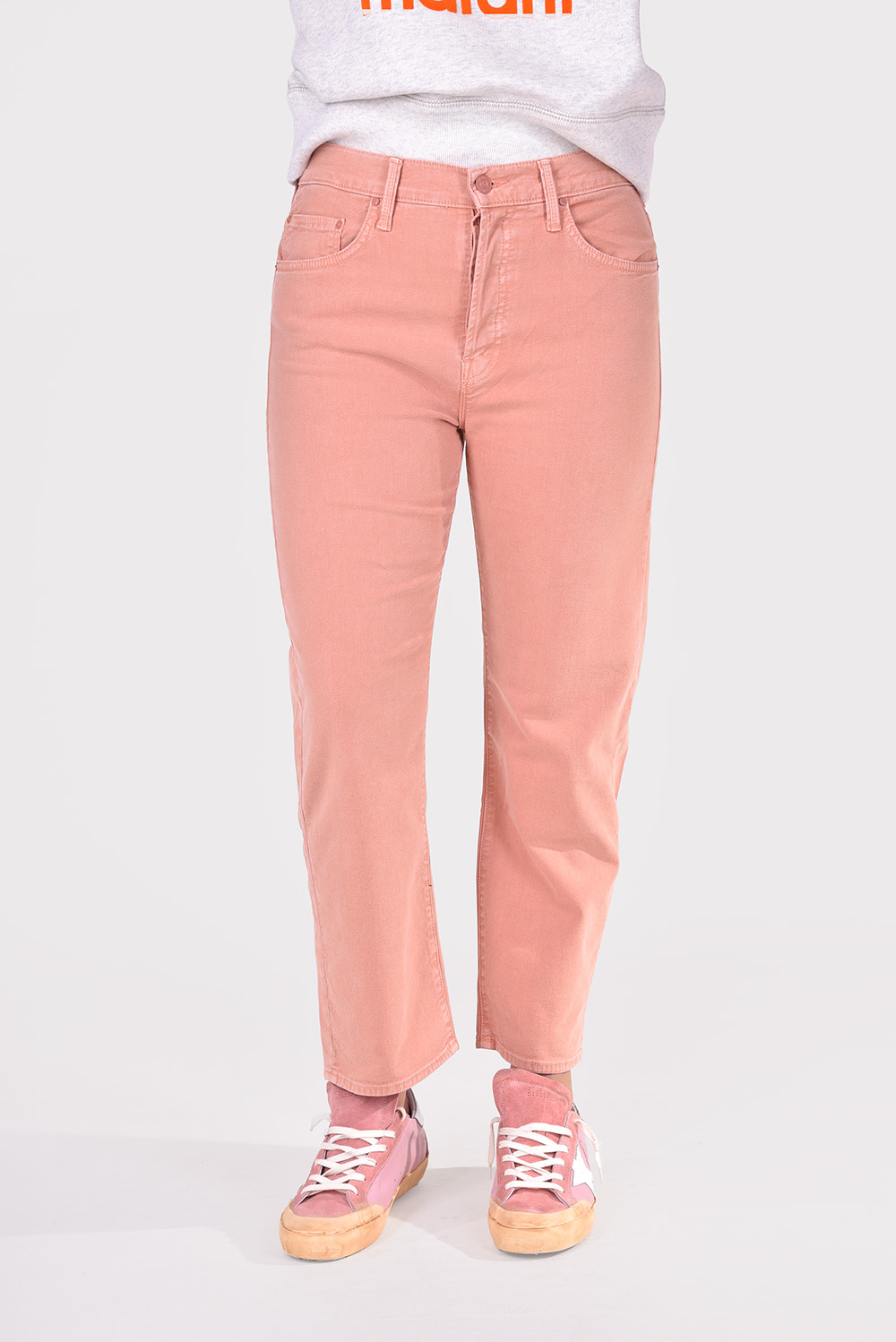 Mother jeans Ditcher Crop 1448-413 oranje Mother jeans Ditcher Crop 1448-413 oranje