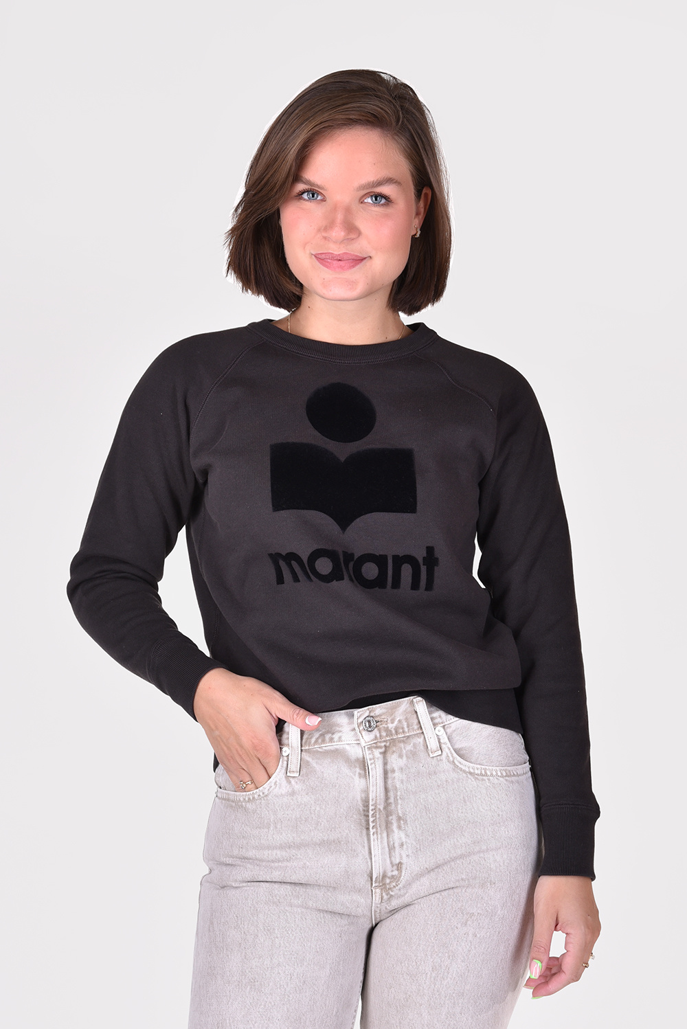 Isabel marant online trui zwart goud