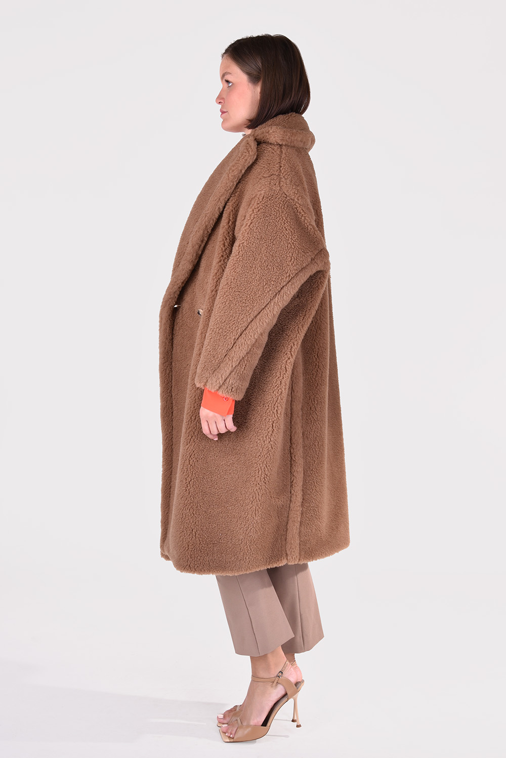 Max Mara coat Teddy cognac - Marjon 