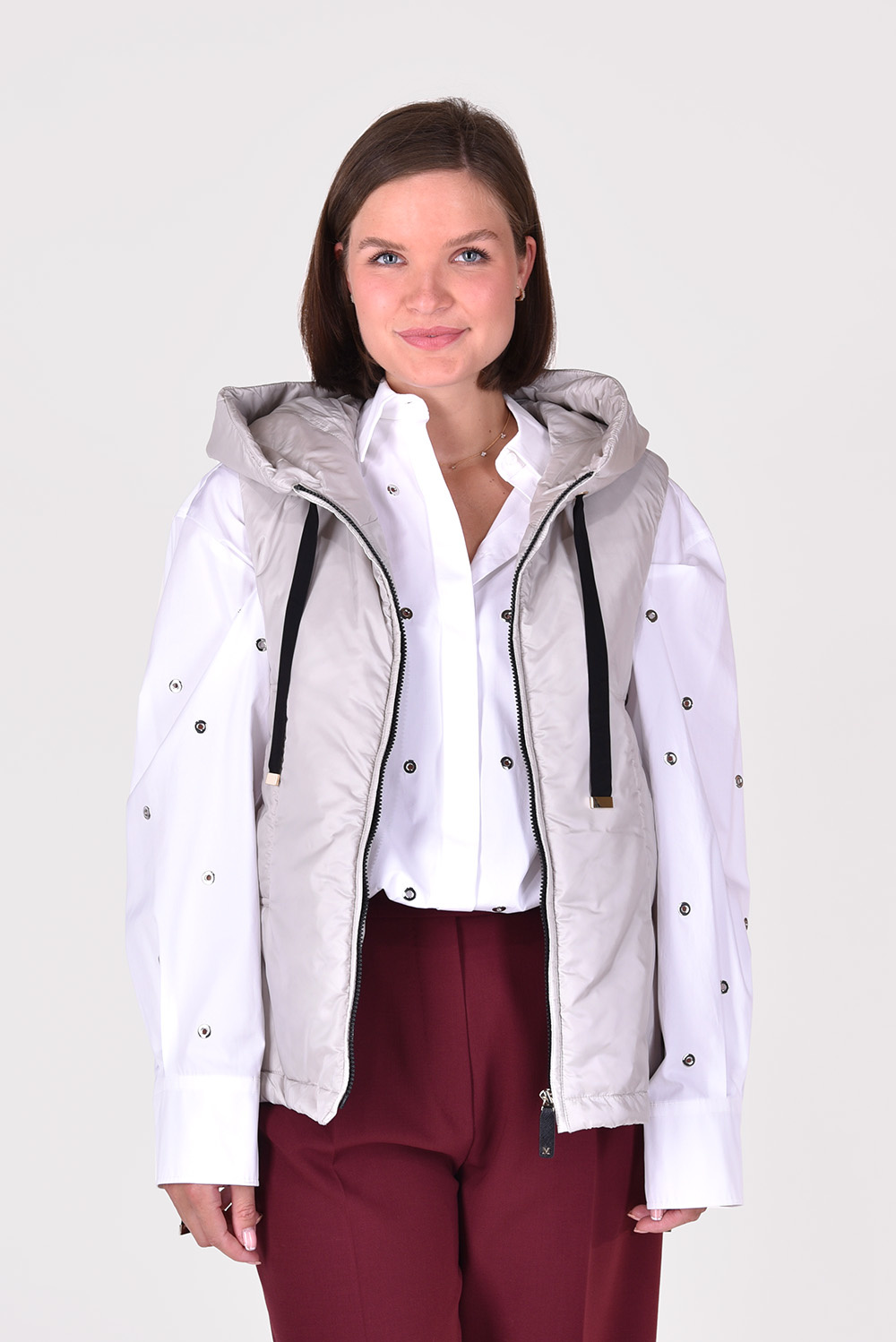 Max Mara bodywarmer Greengo grijs Max Mara bodywarmer Greengo grijs